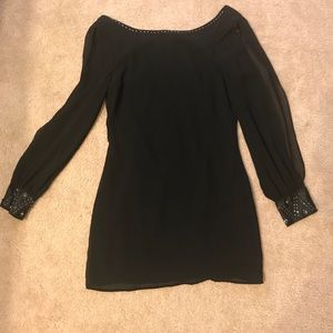 Long sleeve mini dress